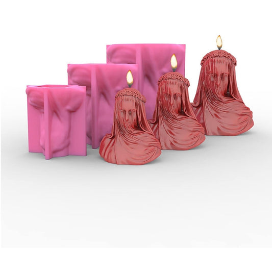 F18-G17371 aesthetic candle molds 3 sizes