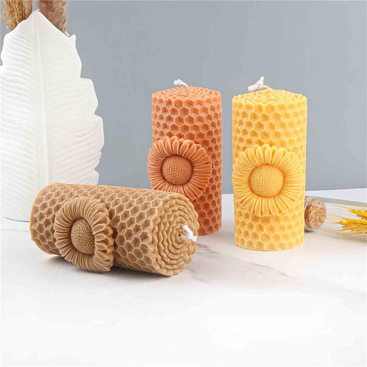 F18-ZH023 honey bee candle molds