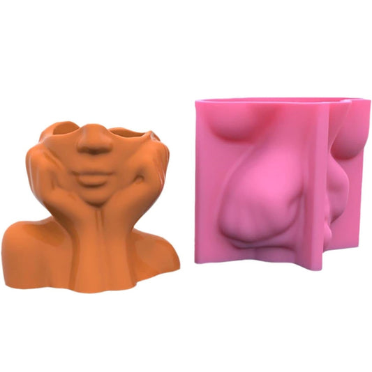 F19-G93 molds for cement pots female figure