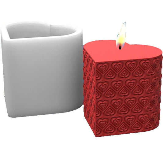 F20-D9 heart candle mold