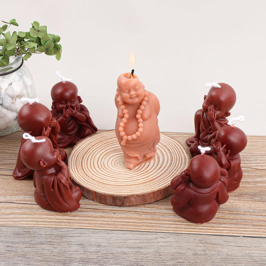 F20-SXY119 buddha candle mold