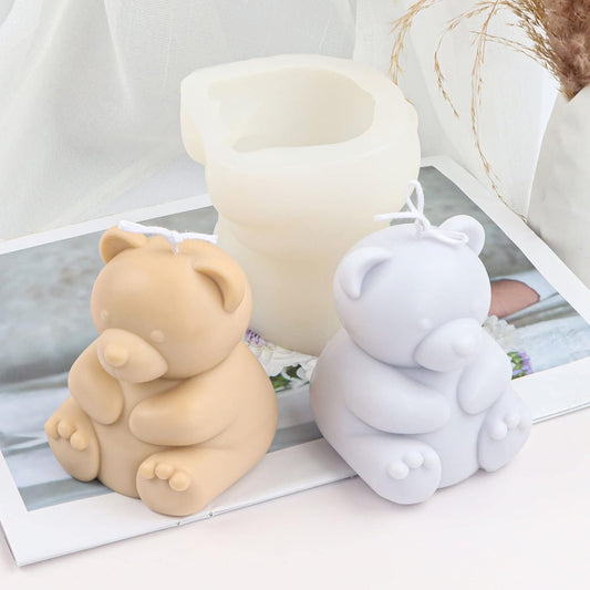 F21-SXY113 large candle molds bear