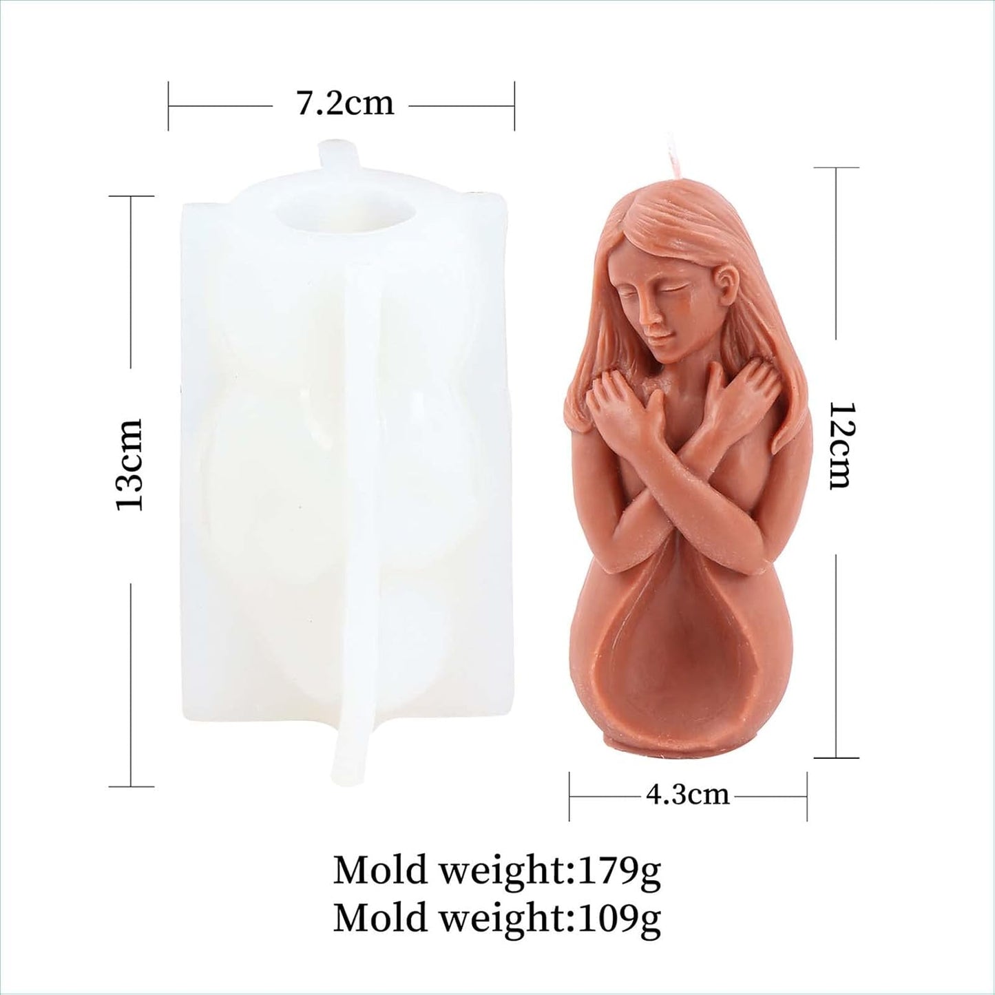 F22-SXY049 candle mold 3d