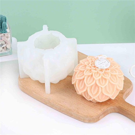 F22-ZH040 flower candle molds