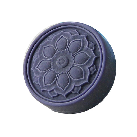 Grainrain Silicone Soap Mold Round Flower Shaped DIY Craft Handmade Soap Mould