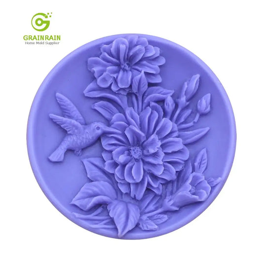 Silicone Soap Molds Bird Mold Flower Mold Craft Soap Making Mold Handmade Soap 202