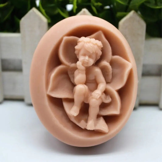 Grainrain Silicone Soap Mold Baby Craft Soap Making Mold Candle Resin DIY Handmade Mold