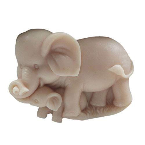 Soap Mold Silicone Craft Elephant Family Soap Making Mould DIY Candle Resin Mold