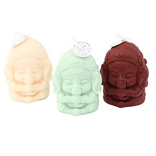 Grainrain Candle Molds 3D Buddha Silicone Soap Mold DIY Craft Handmade Candle Making Molds