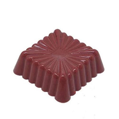 19378 / Polycarbonate Chocolate Candy Mold PC Mould Pastry Baking Tools Square Flowers