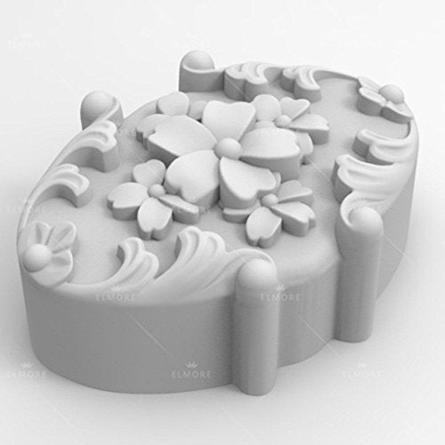 Soap Mold Silicone Craft Flower Flexible Soap Making Mould DIY Candle Resin Mold