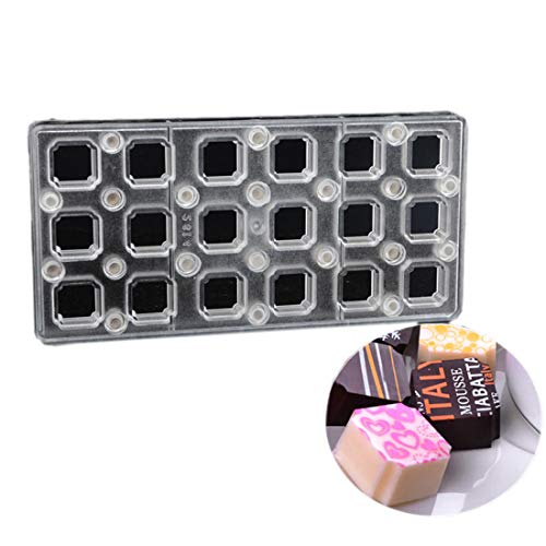 19346 / Square DIY Chocolate Transfer Sheet Custom Molds Magnetic Polycarbonate Mould