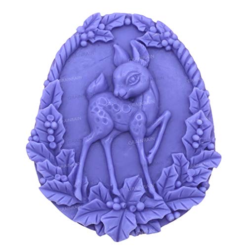 Deer Silicone Soap Molds Diy Handmade Soap Bar Craft Soap Molds for Soap Making Silicon