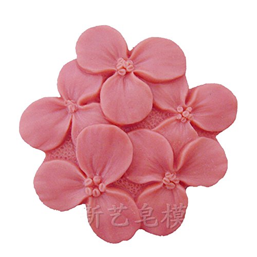 Round Flower Ball Silicone Soap Mould Soap Making Molds DIY Craft Art Handmade Flexible Soap Mold