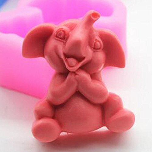 Love Elephant Craft Art Silicone Soap Mold Craft Molds DIY Handmade soap molds