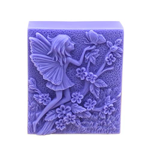 Angle and Butterfly White Flexible Soap Mold Silicone Mould DIY Craft Handmade Resin Clay Candle Molds Silicon Wax Mold