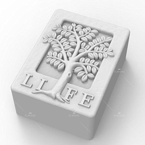 Soap Mold Silicone Craft Tree Rectangle Soap Making Mould DIY Candle Resin Mold