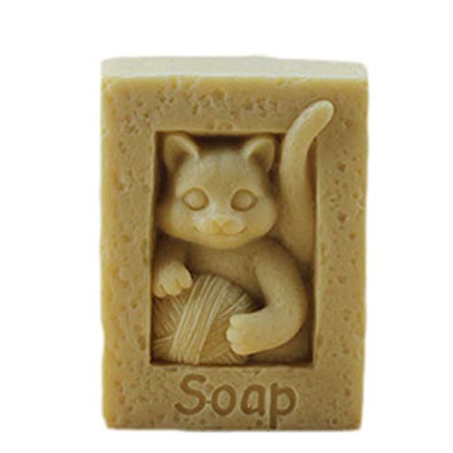 Silicone Soaps Mold Cats Soap Making Mould Resin Molds Handmade Soap Molds DIY Craft Art Molds 1 pc