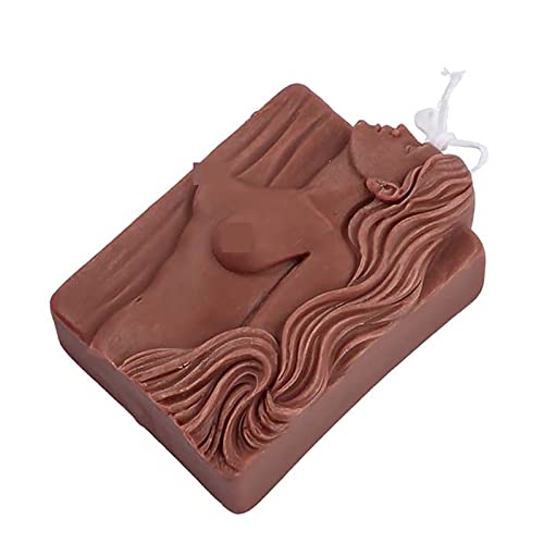 Grainrain 3D Candle Mold Silicone Soap Mold Craft Soy Wax Epoxy Resin Mold