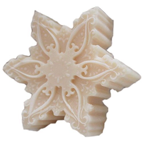 Flower White DIY Craft Art Handmade Soap Making Molds Flexible Soap Mold Silicone Soap Mould Soap