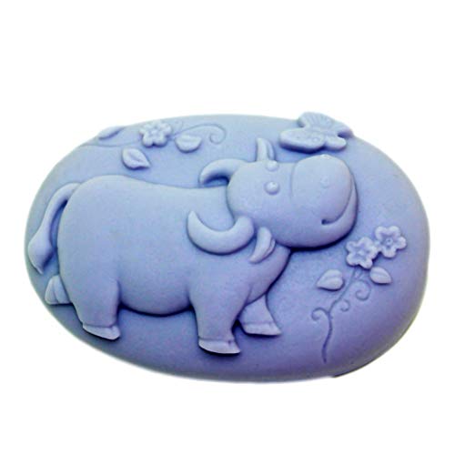 Silicone Soaps Mold Cattle Soap Making Mould Resin Molds Handmade Soap Molds DIY Craft Art Molds 1 pc