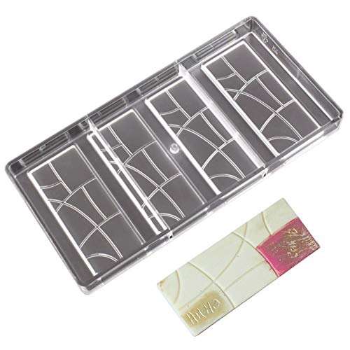 Rectangle Chocolate Bar Mold Polycarbonate Chocolate Mold Mould Clear Hard Chocolate Maker Candy Jelly Mould Cake Decoration Mold