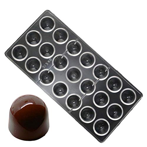 19322 / DIY Chocolate Molds Bullet Shaped Clear Hard Plastic Polycarbonate PC Mould