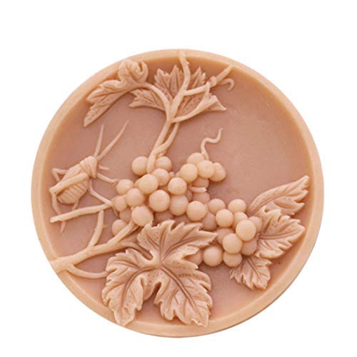 Soap Mold Silicone Candle Mold Soap Mould Silicone Mold Resin Mold Round Grape Soap Mold