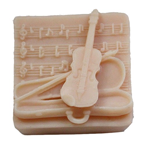 12153 Music Soap Mold Handmade Craft Clay Silicone Cake Chocolate Baking Tools