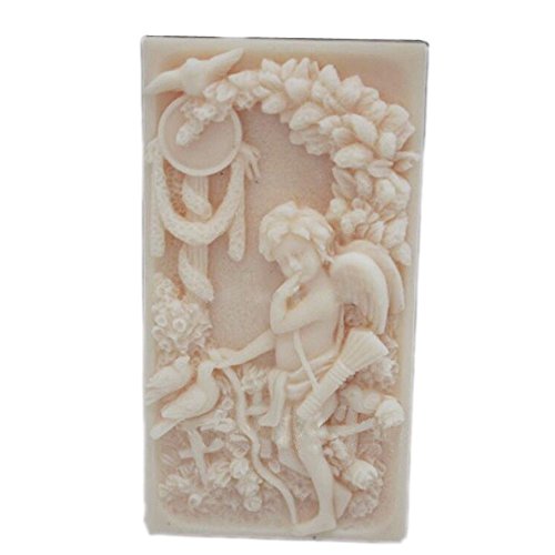 Angle White Flexible Rectangle Soap Mold Silicone Mould DIY Craft Handmade Resin Clay Candle Molds Silicon Wax Mold