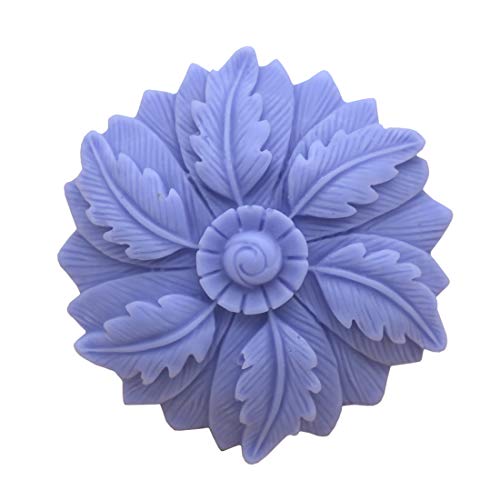 14224 / GRAINRAIN Soap Molds Silicone Soap Making Molds Craft Molds Resin Mold 3D Flowers (15)