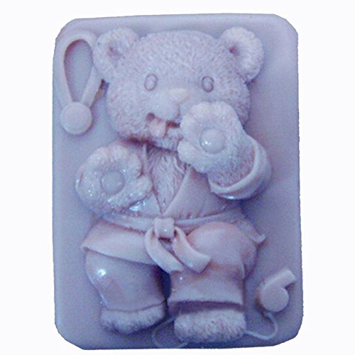 Bear Soap Making Mold Silicone Soap Molds Resin Molds Handmade Soap Molds DIY Craft Art Molds Candle Mold 1 pc