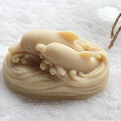 Two Whales Silicone Soap Molds Soap Making Mold Resin Molds Handmade Soap Molds DIY Craft Art Molds Candle Mold 1 pc