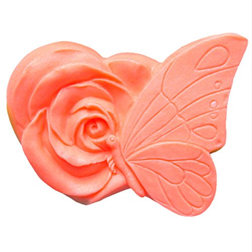 Butterfly and Flower Silicone Soap molds Soap Making Mould DIY Handmade soap molds Craft Art