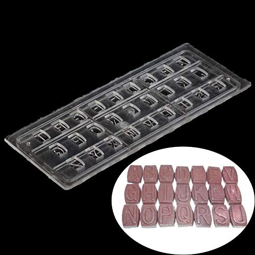 19307 / 26 Letter Polycarbonate Chocolate Mold