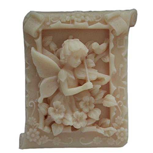 Soap Mold Soap Making Tools DIY Craft Candle Mould Silicone Molds Violin Girl