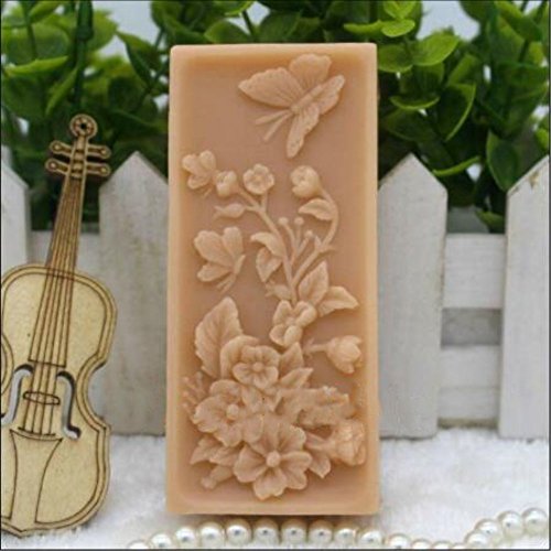 Flower Soap Mold Craft Homemade Silicone Soap Bar Mold DIY Candle Resin Mold