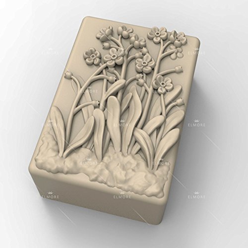 Soap Mold Silicone Craft Flower Soap Making Mould Candle Resin DIY Handmade Mold (14210)