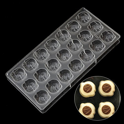 19312 / Polycarbonate Chocolate Mold Clear PC Mold DIY Handmade Chocolate Pastry Tools 21 Century Shaped