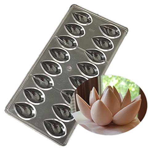 19388 / Drip Polycarbonate Chocolate Mold Mould Clear Hard Chocolate Maker Professional Candy Jelly Mould Cake Decoration Mold