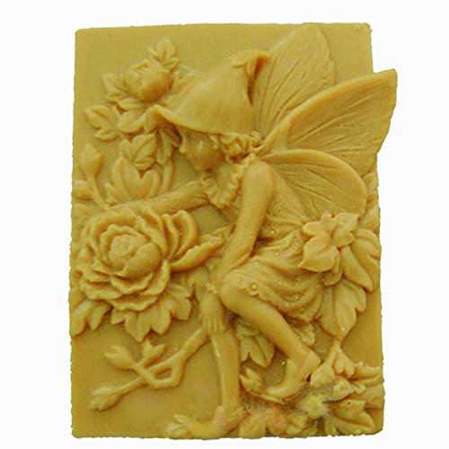 Angle and Flower Shaped Rectangle White 3D Flexible Craft Art Silicone Soap Mold Craft Molds DIY Handmade soap molds Mould