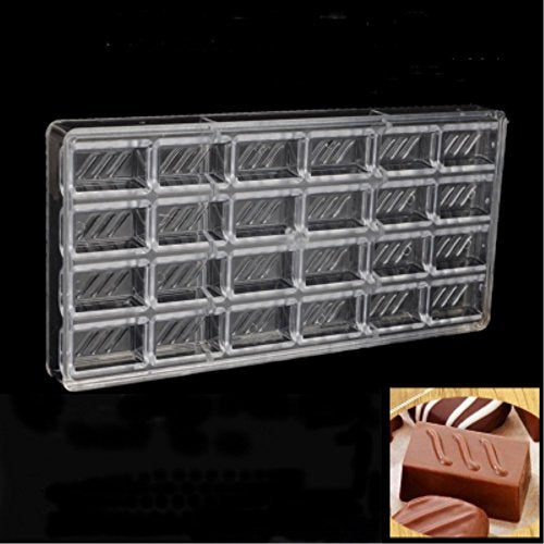 19390 / Ice Cream Polycarbonate Chocolate Mold Mould Clear Hard Chocolate Maker Professional Candy Jelly Mould Cake Decoration Mold