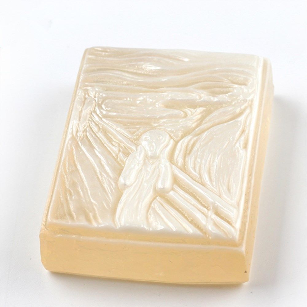 Grainrain Oil Painting Soap Bar Mold Handmade Candle Resin Mould Silicone Soap Making Mold