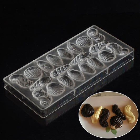 19278 /  Seashells Shaped Chocolate Candy Molds