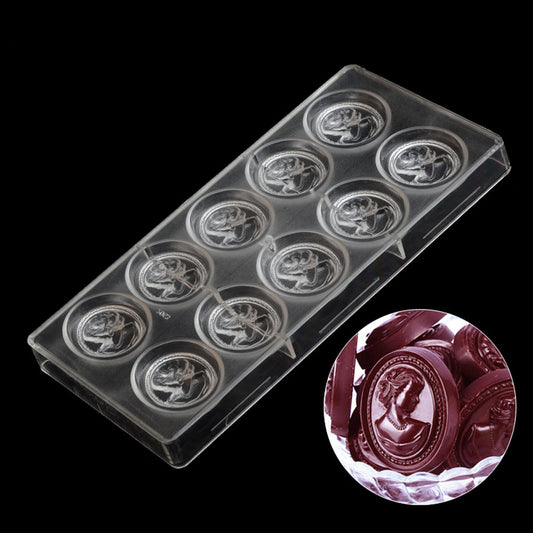19277 / Queen's Head Shaped Chocolate Polycarbonate mold